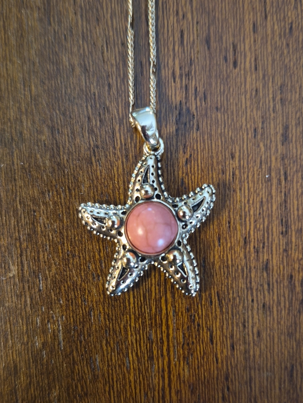 Avon 16" Chain Gold Plated Starfish Pendent With 2" Extender - Picture 5 of 8